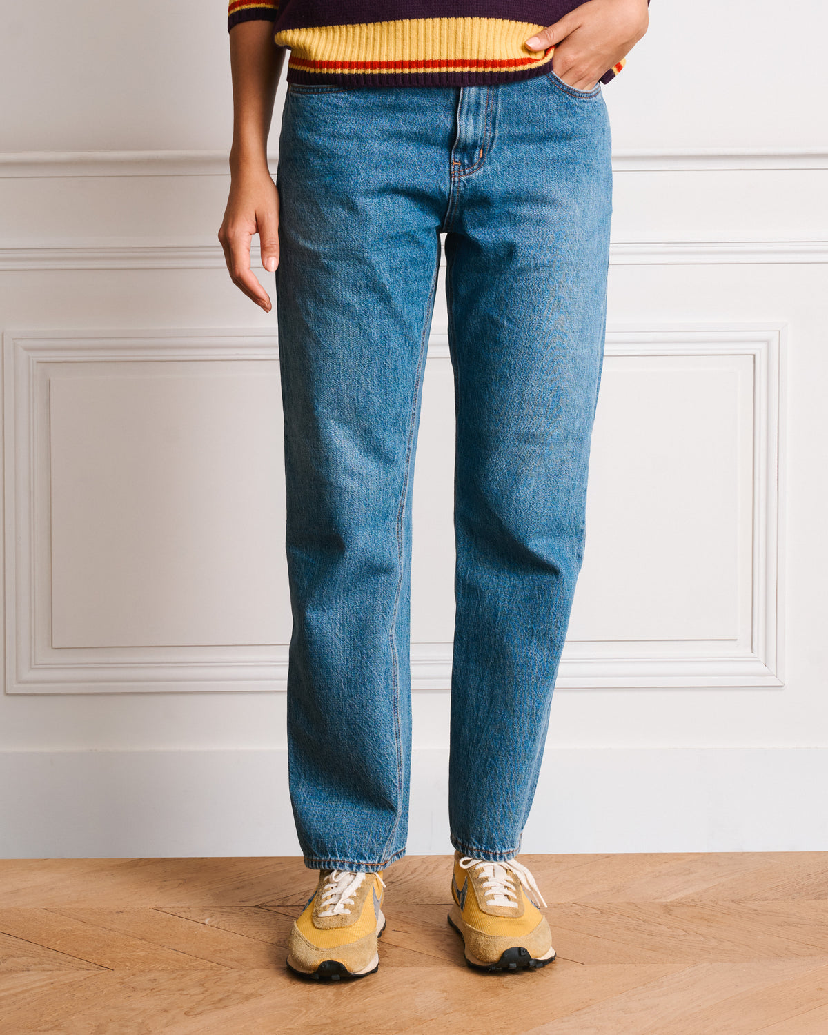 Merci - Clover Straight Jeans - Stonewash