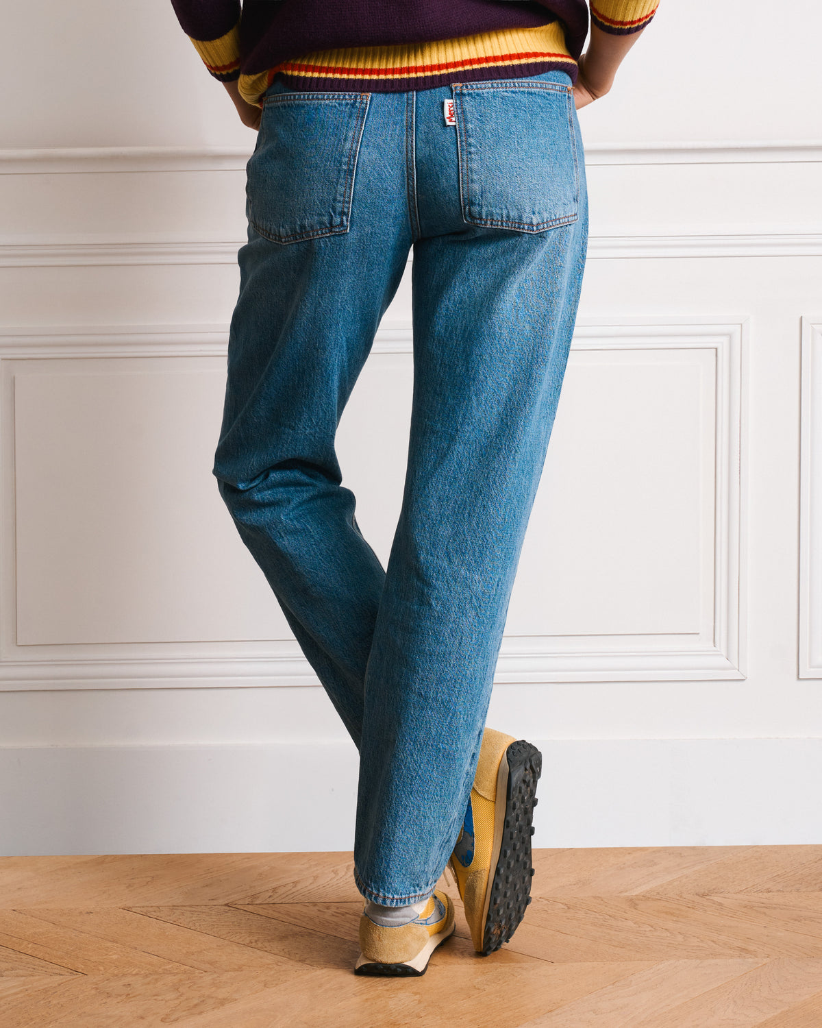 Merci - Clover Straight Jeans - Stonewash