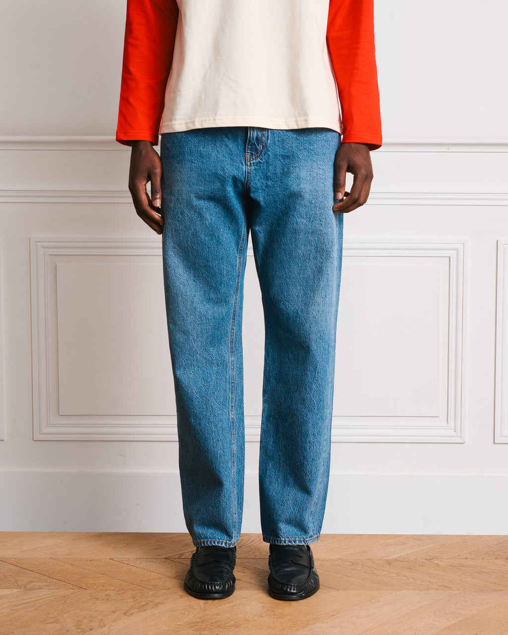 Merci - Clover Straight Jeans - Stonewash