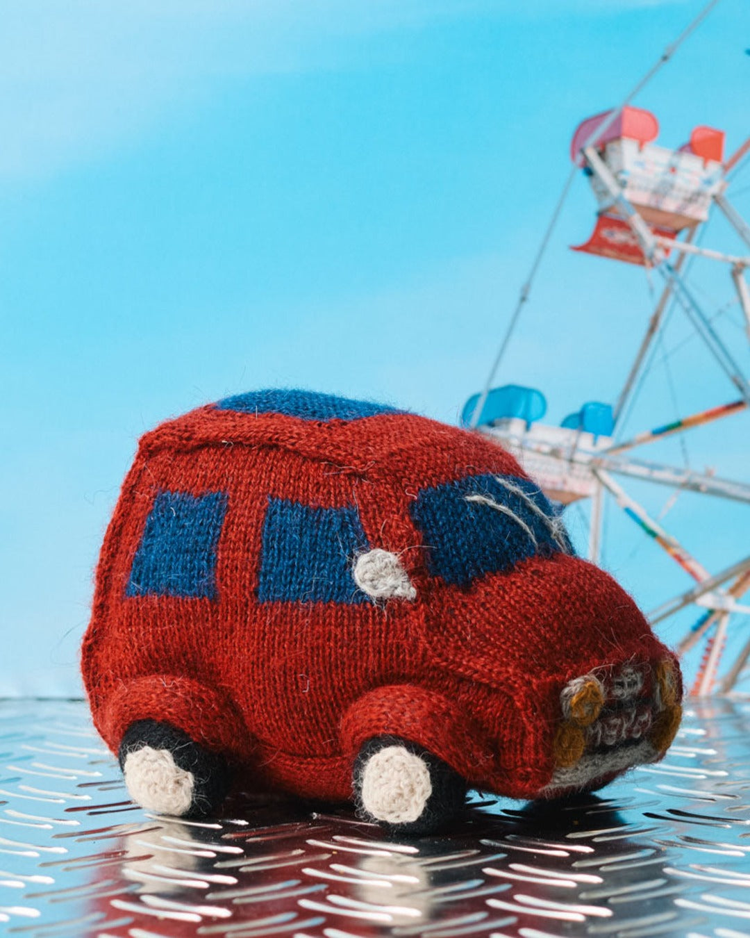 Merci - knitted plush - Fiat 500