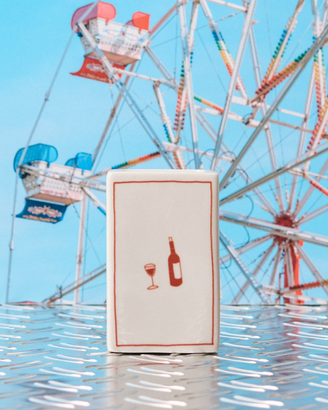 Ini Ceramique - Boîte Allumettes En Céramique Vin