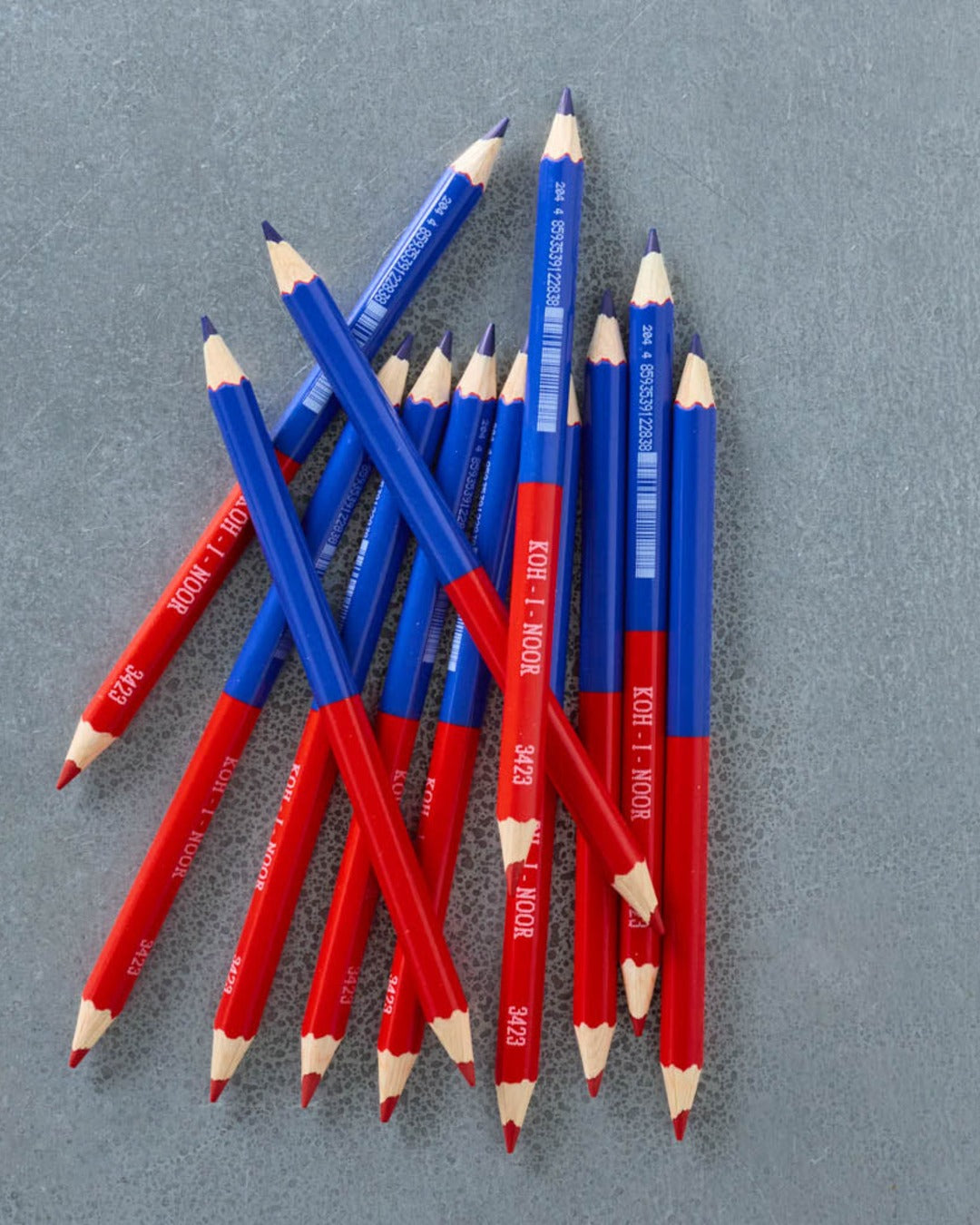 Koh I Noor Hardmuth - Crayon De Couleur - Rouge & Bleu