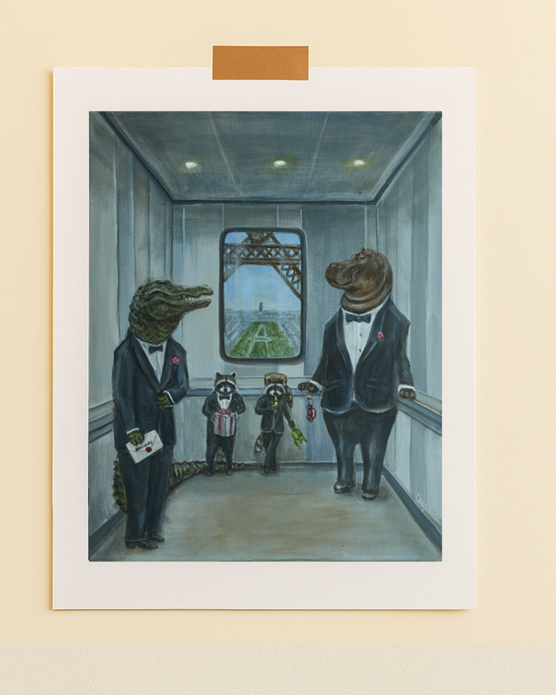Merci x Travis Chapman - Affiche Sharped Dressed And Ready To Go