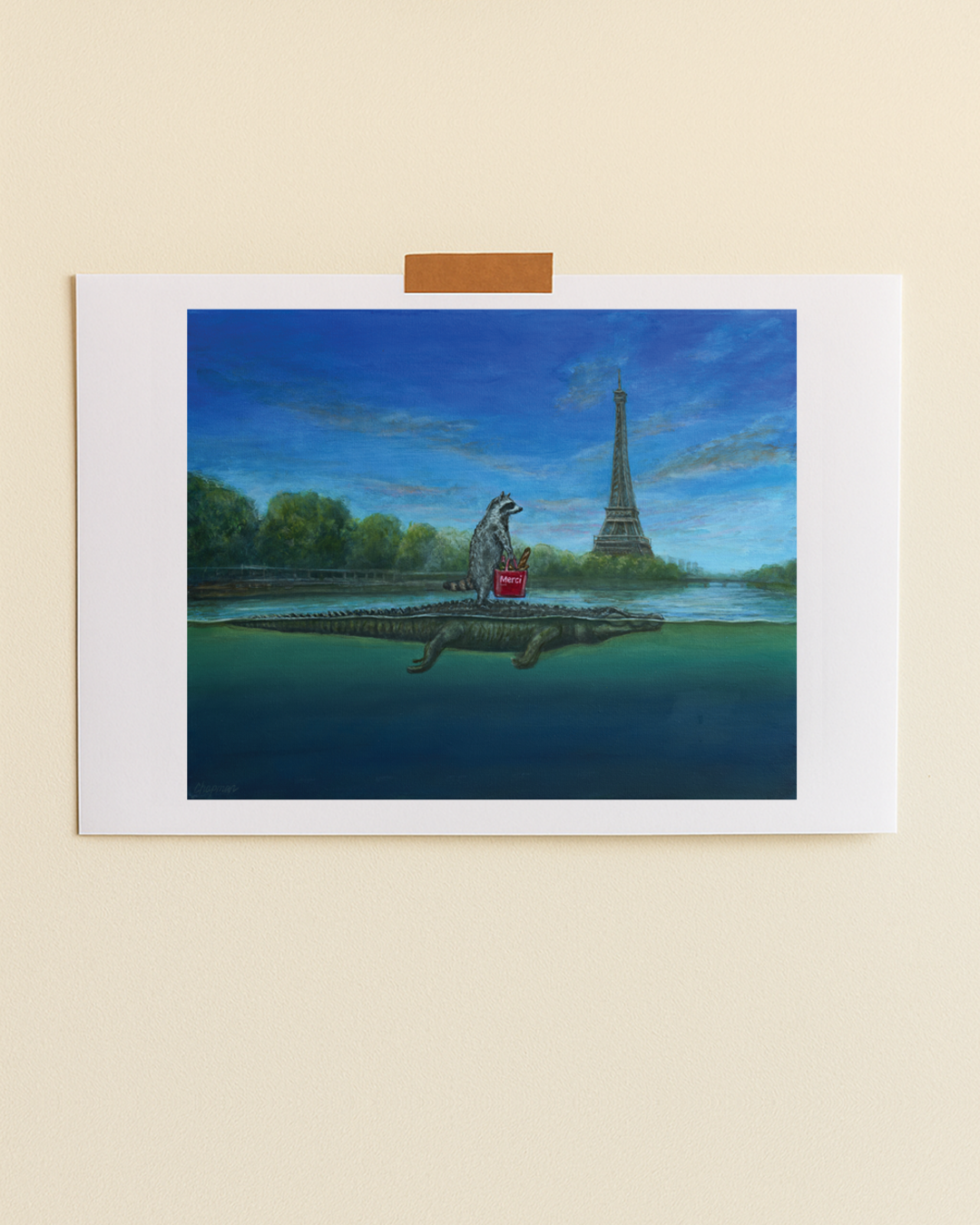 Merci x Travis Chapman - Affiche River Tour