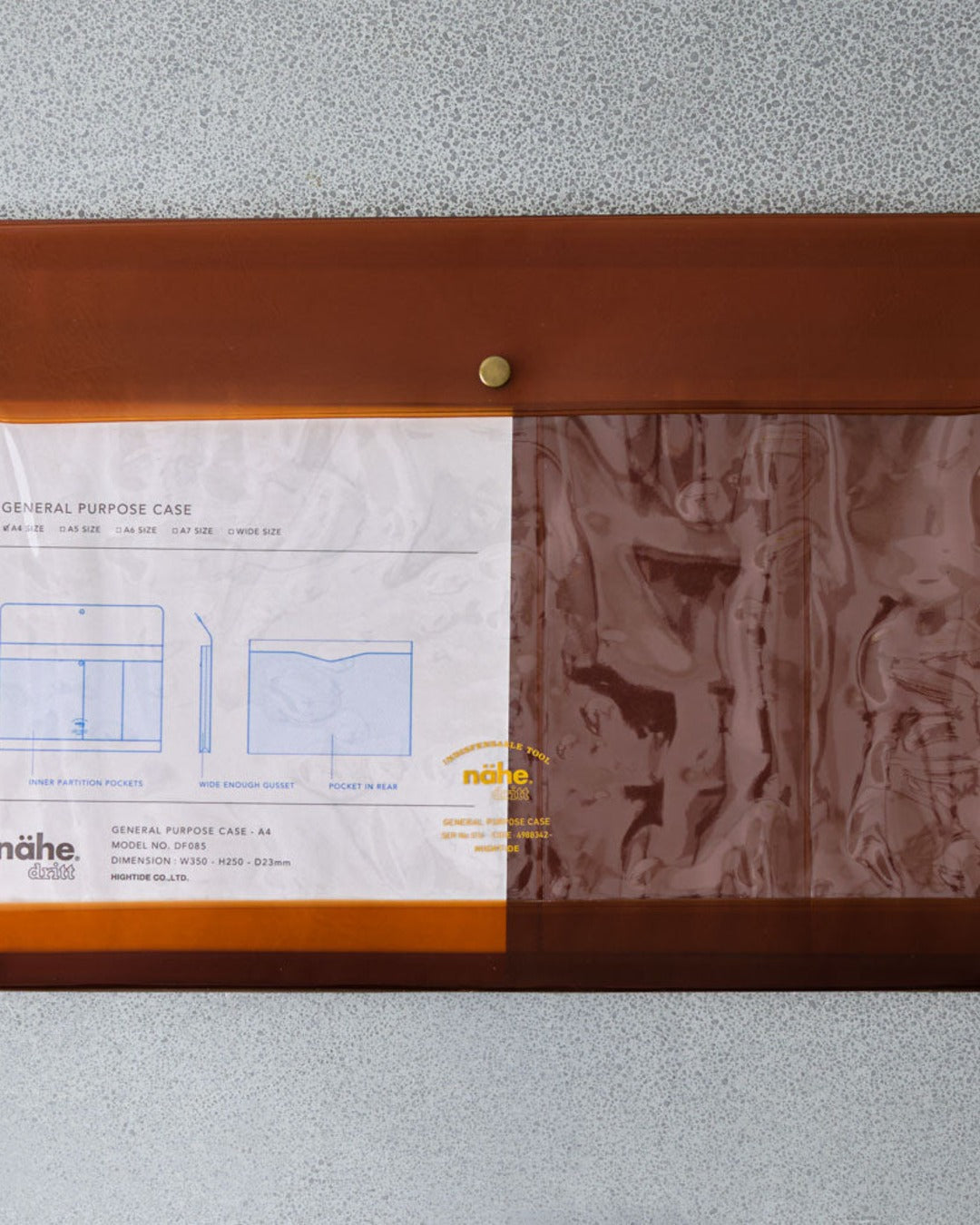 Náhe - Pochette Polyvalente Pour Documents - Marron