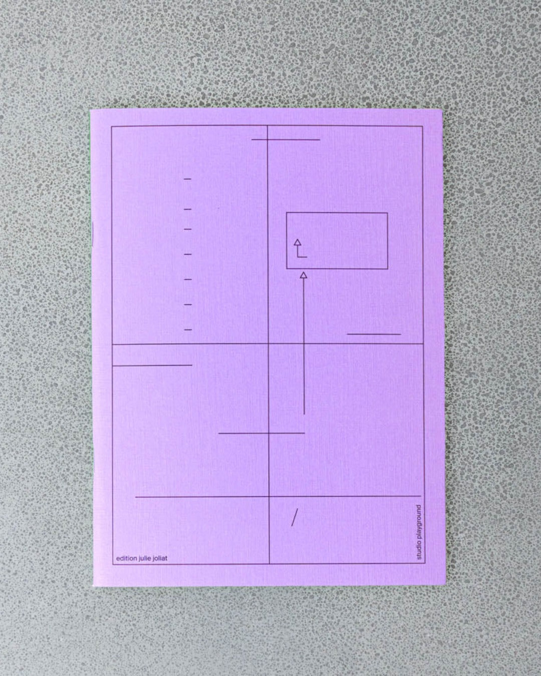Edition Julie Joliat - Carnet Booq - Bleu & Violet