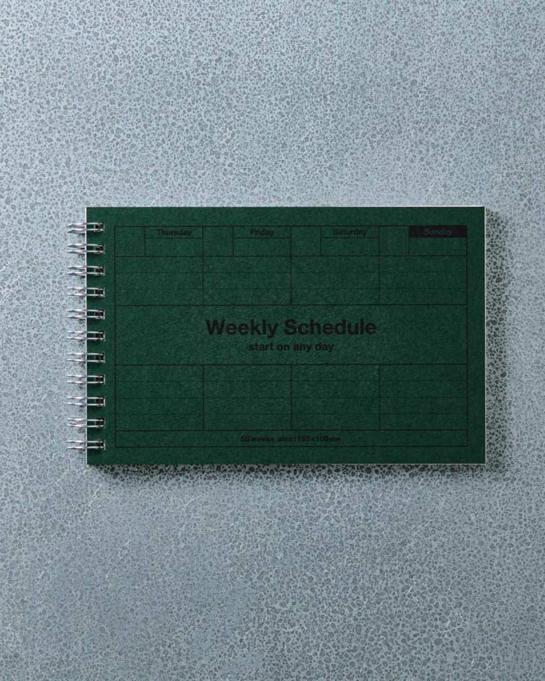 Marks - Weekly Planner - Dark Green