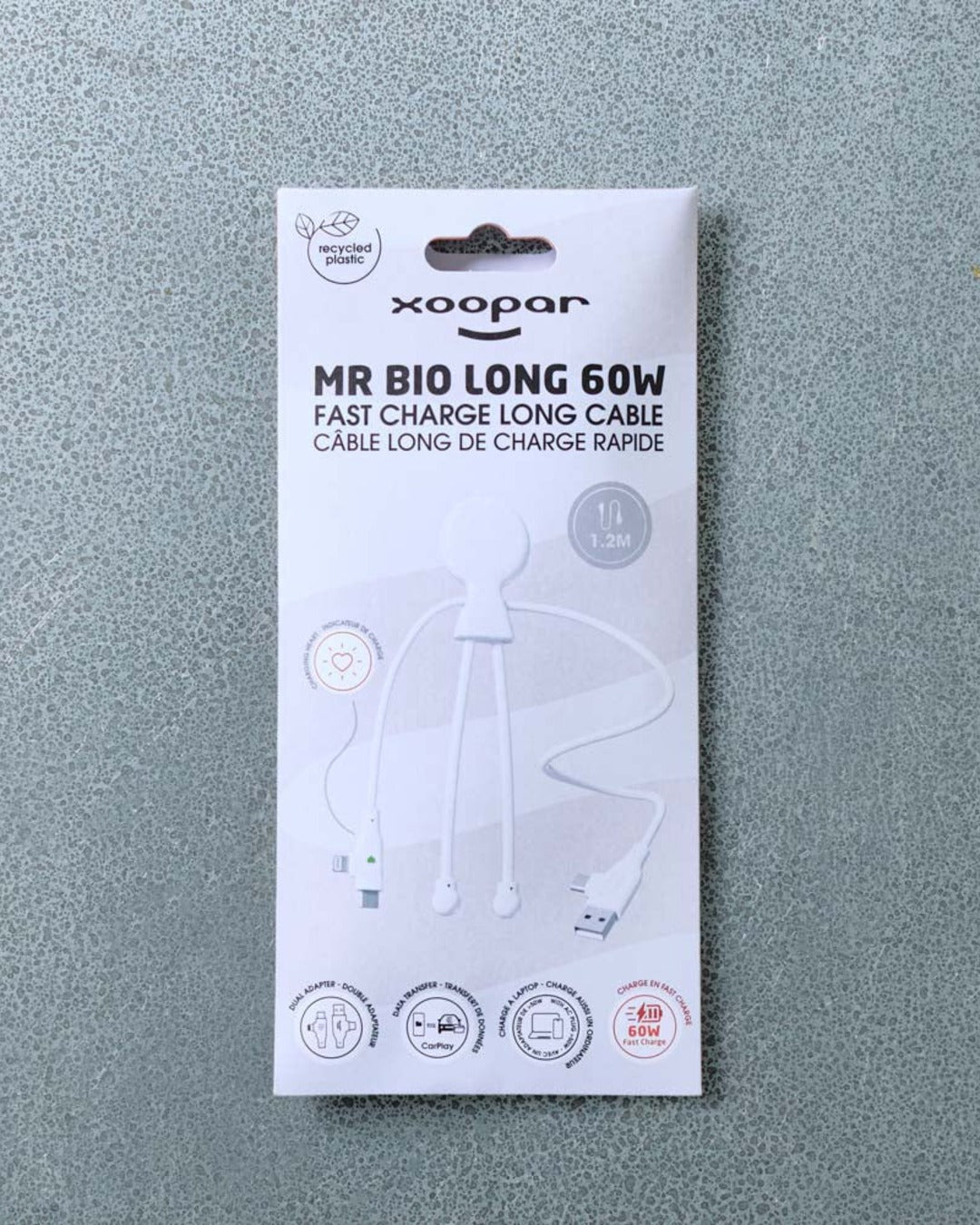 Xoopar - Mr Bio Long Fast Cable - White