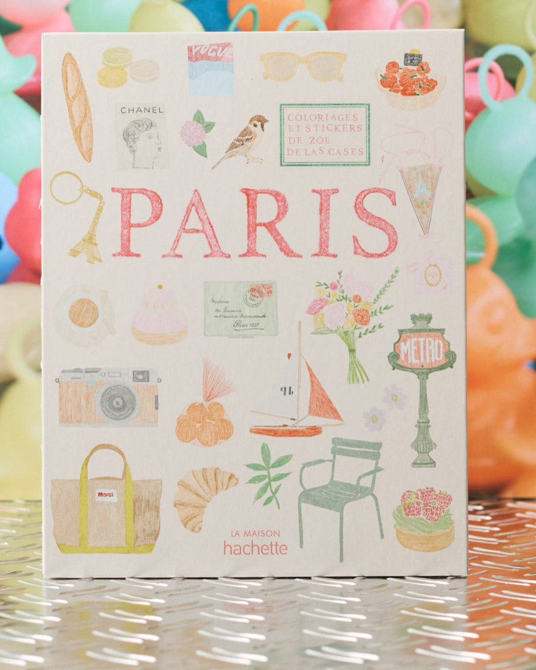 Hachette Pratique - Livre Stickers Et Coloriages Paris
