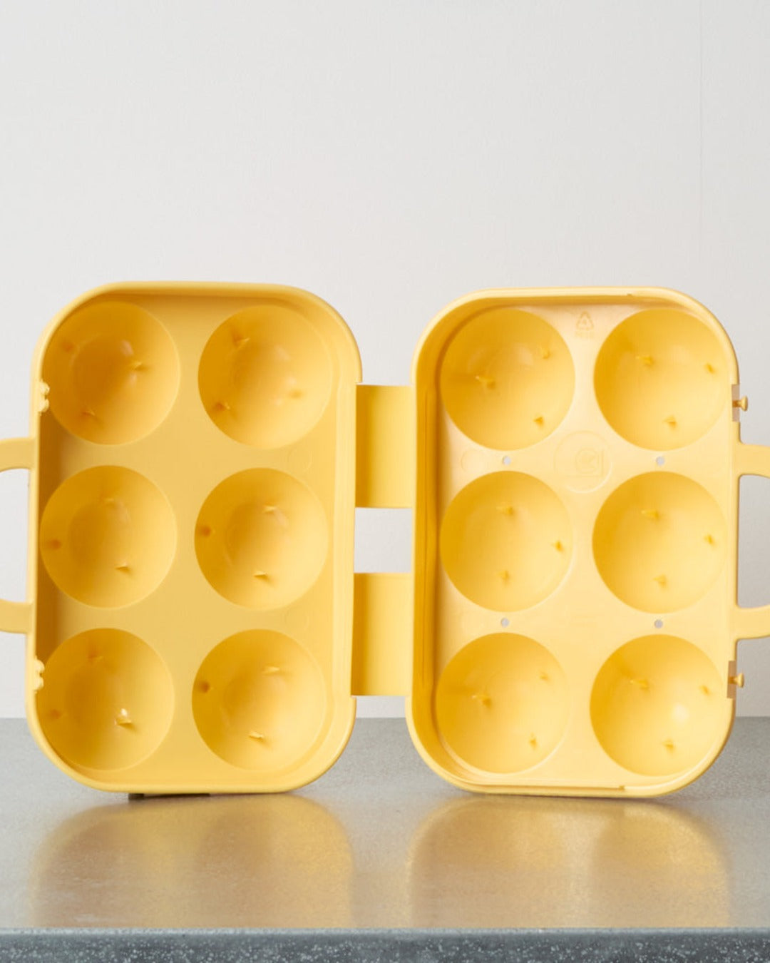Sonja Plastic - Boite Porte 6 Oeufs - Jaune