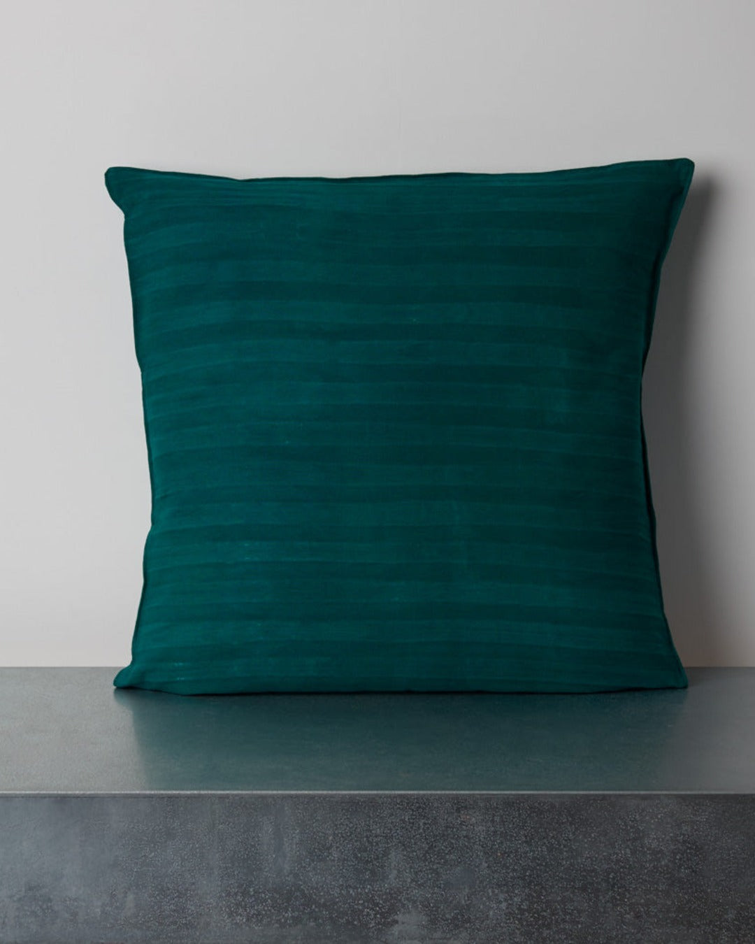Tensira - Coussin En Coton - Rayures Vertes