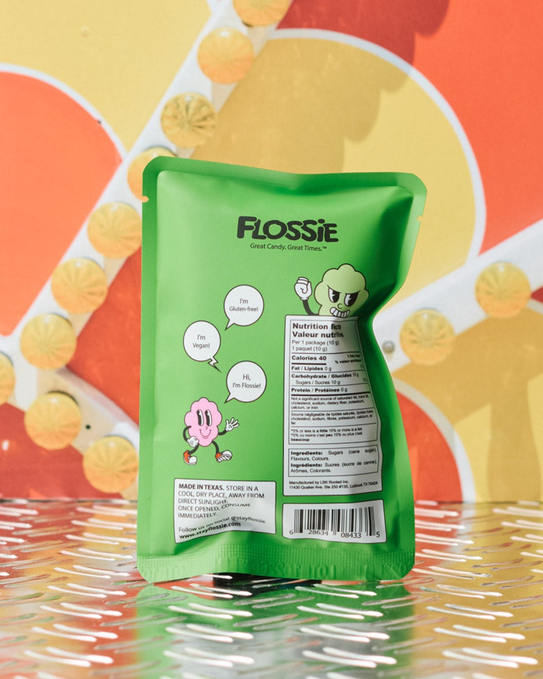 Flossie - Cotton Candy - Green Apple