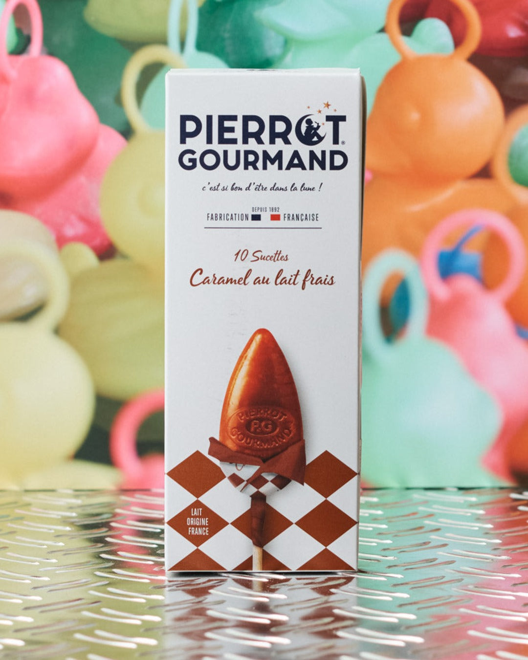 Pierrot Gourmand - Box of 10 lollipops - Caramel