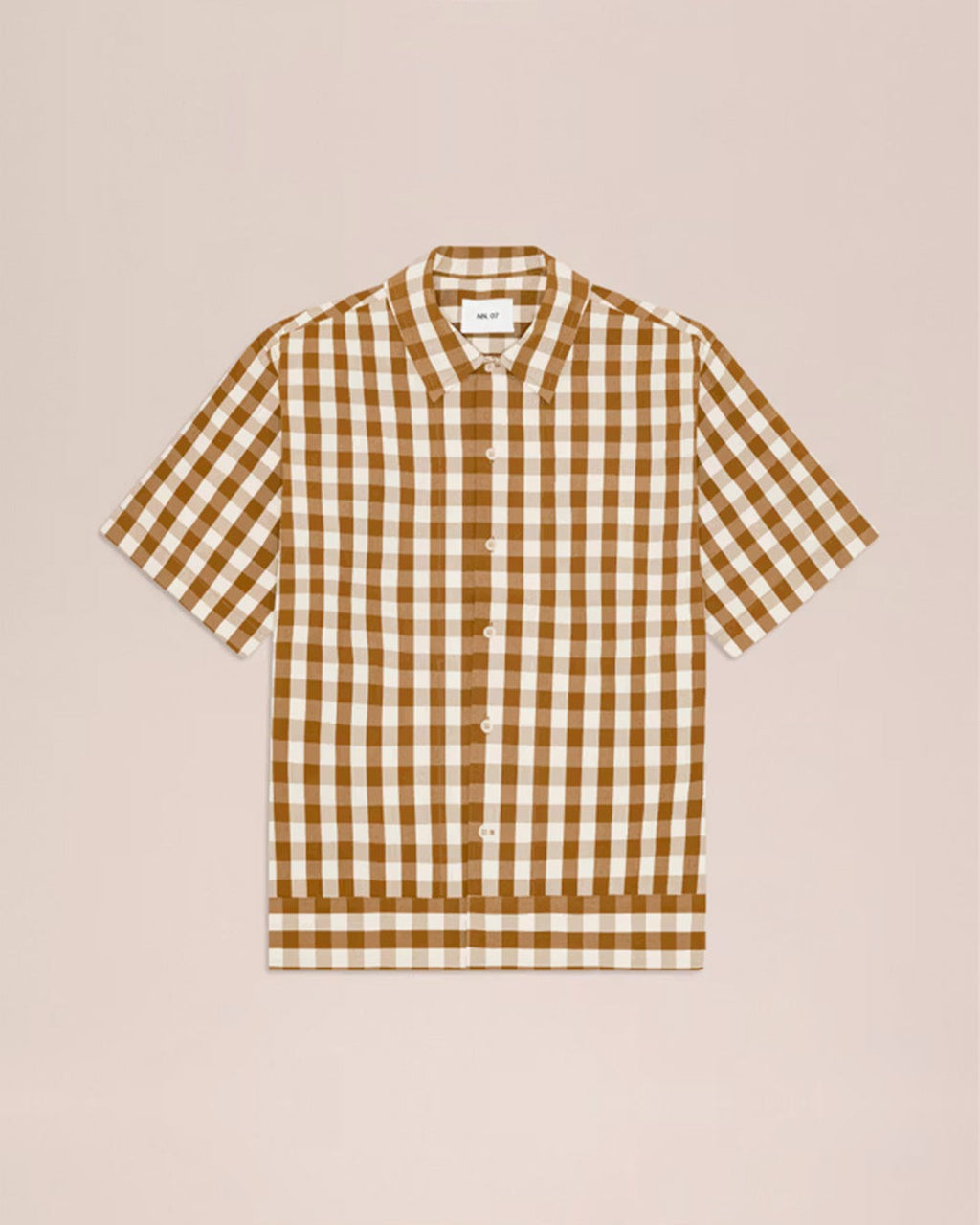 Nn07 - Reed Overshirt - Brown Check