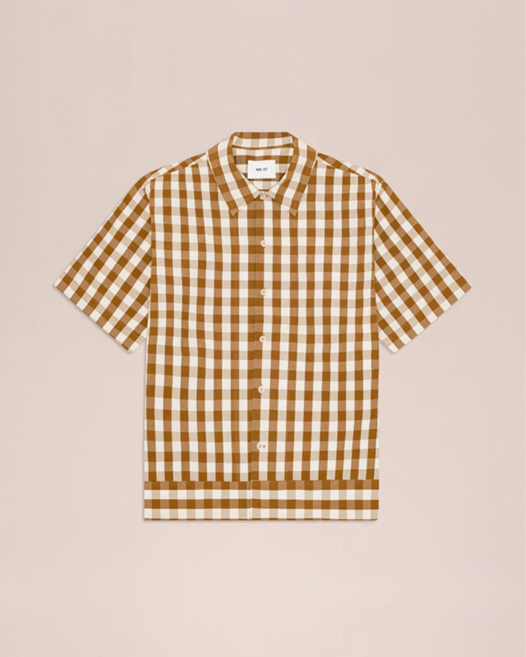 Nn07 - Reed Overshirt - Brown Check