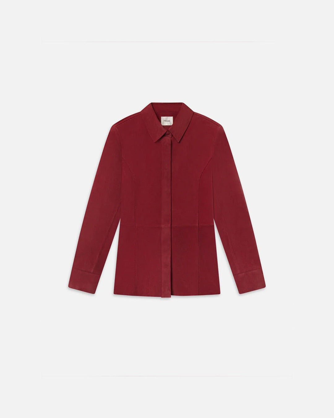 Frame - Suede Shirt - Garnet