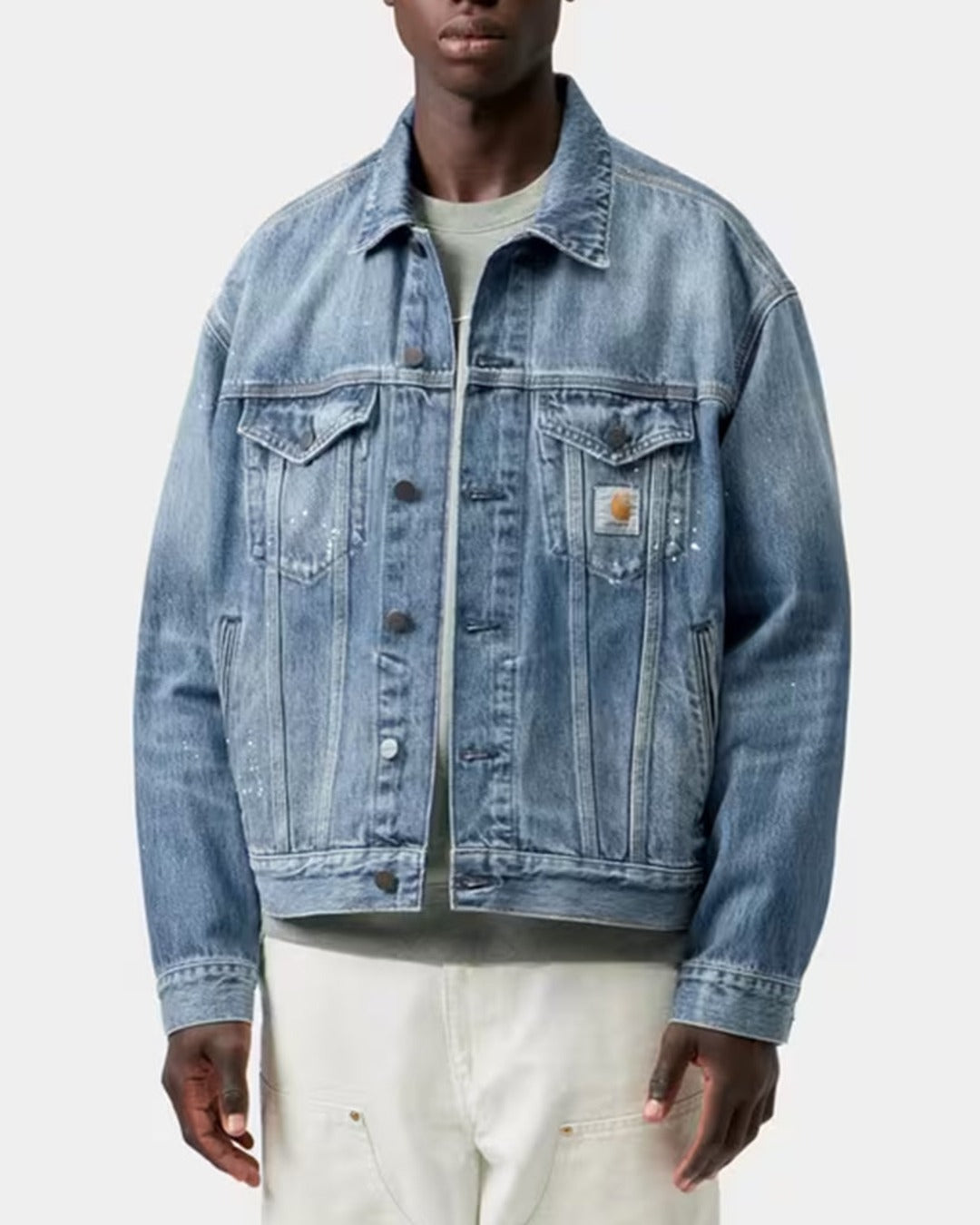 Carhartt Wip - Helston Denim Jacket - Blue Destroy Wash