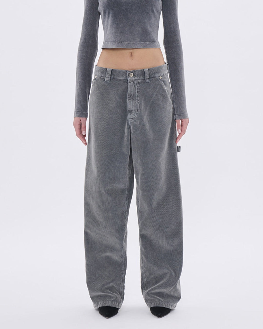 Haikure - Jeans Sibilla Velvet Pier - Gris