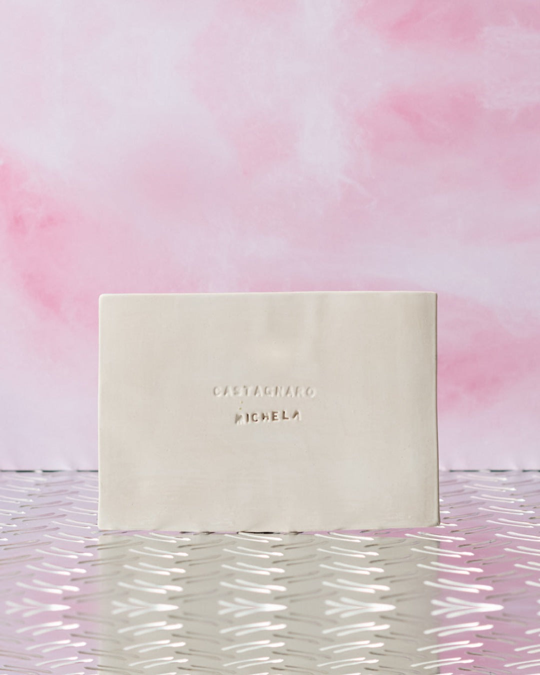 Merci x Michela Castagnaro - Merci Ceramic Postcard - Pink