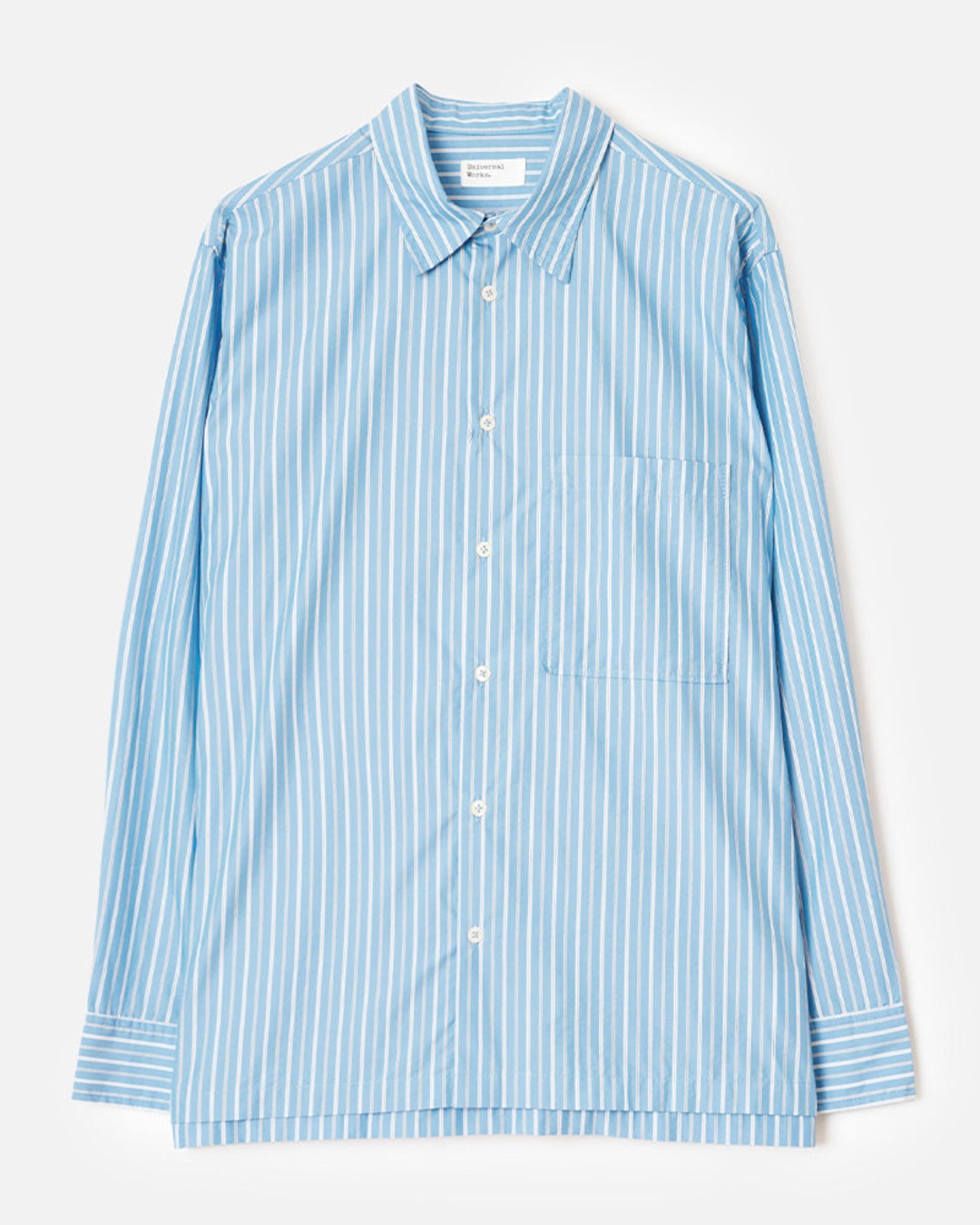 Universal Works - Lucky Shirt - Stripes Blue