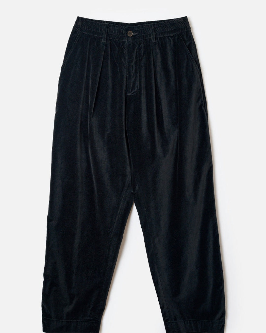 Universal Works - Pantalon Oxford Velours - Noir