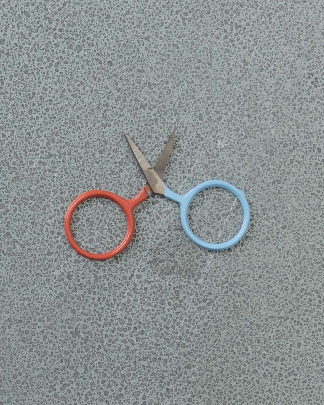 Degen - Mini Ciseaux Ronds - Bleu & Orange