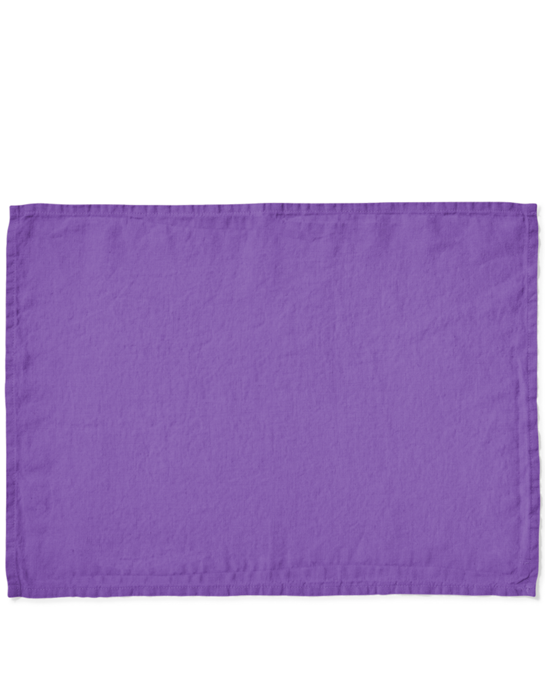 Merci - Washed linen placemat - Storm Violet
