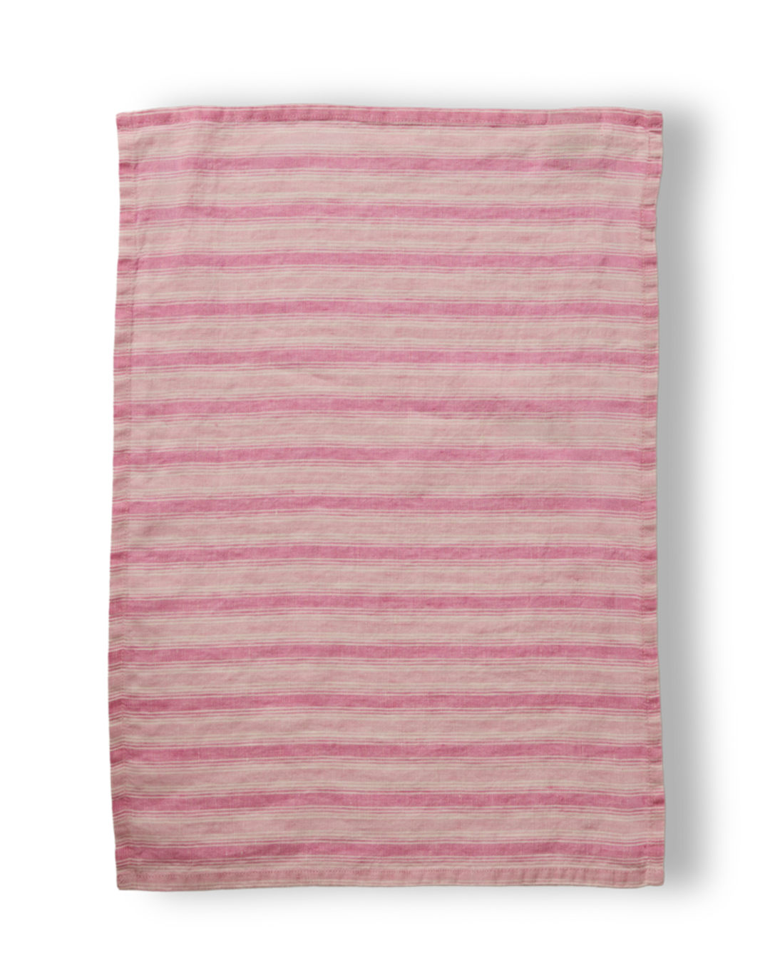 Merci - Washed linen placemat - Pink Weft Stripes