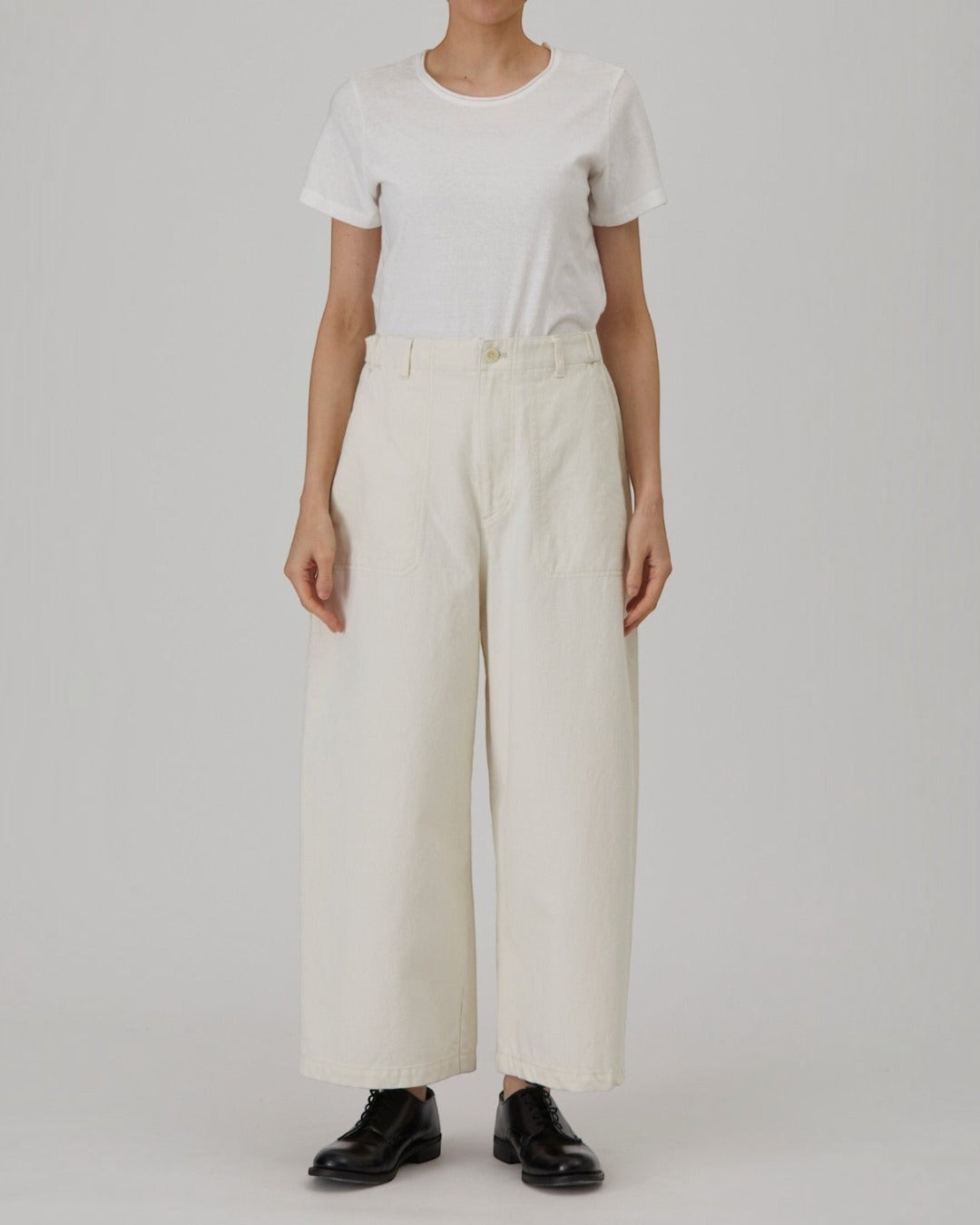 Pas De Calais - Pantalon Large Court - Ivoire