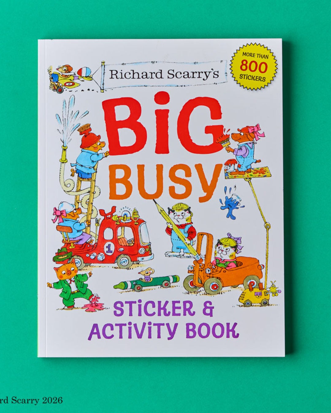 Golden Books - Big Busy Sticker Book - Richard Scarry
