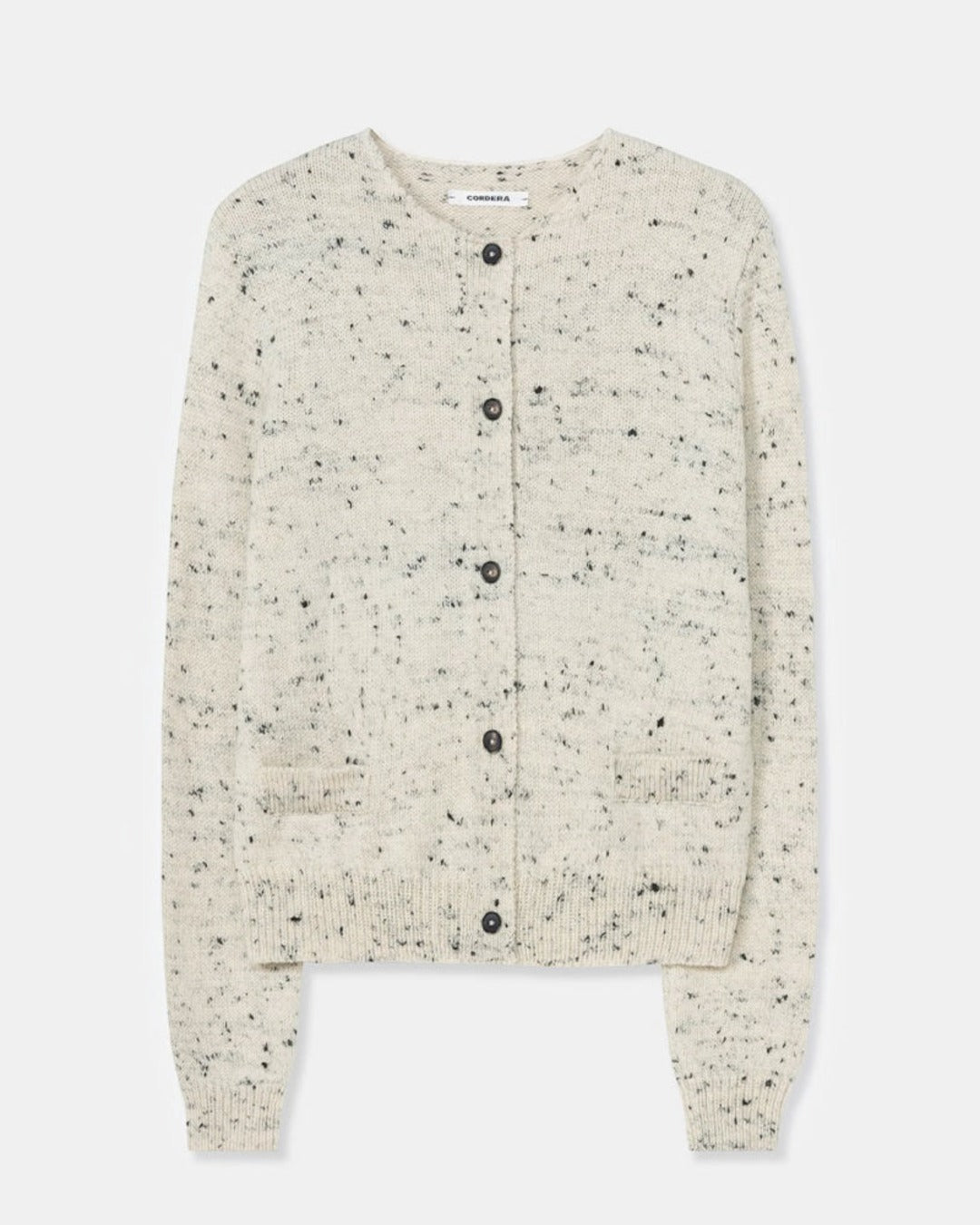Cordera - Flecked cardigan - Ecru