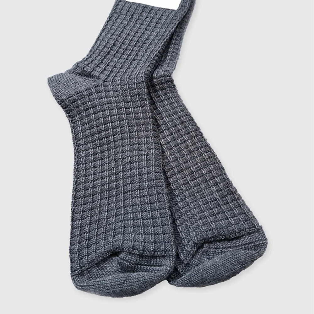 Howlin' - Chaussettes Fuzzy Waffle - Gris