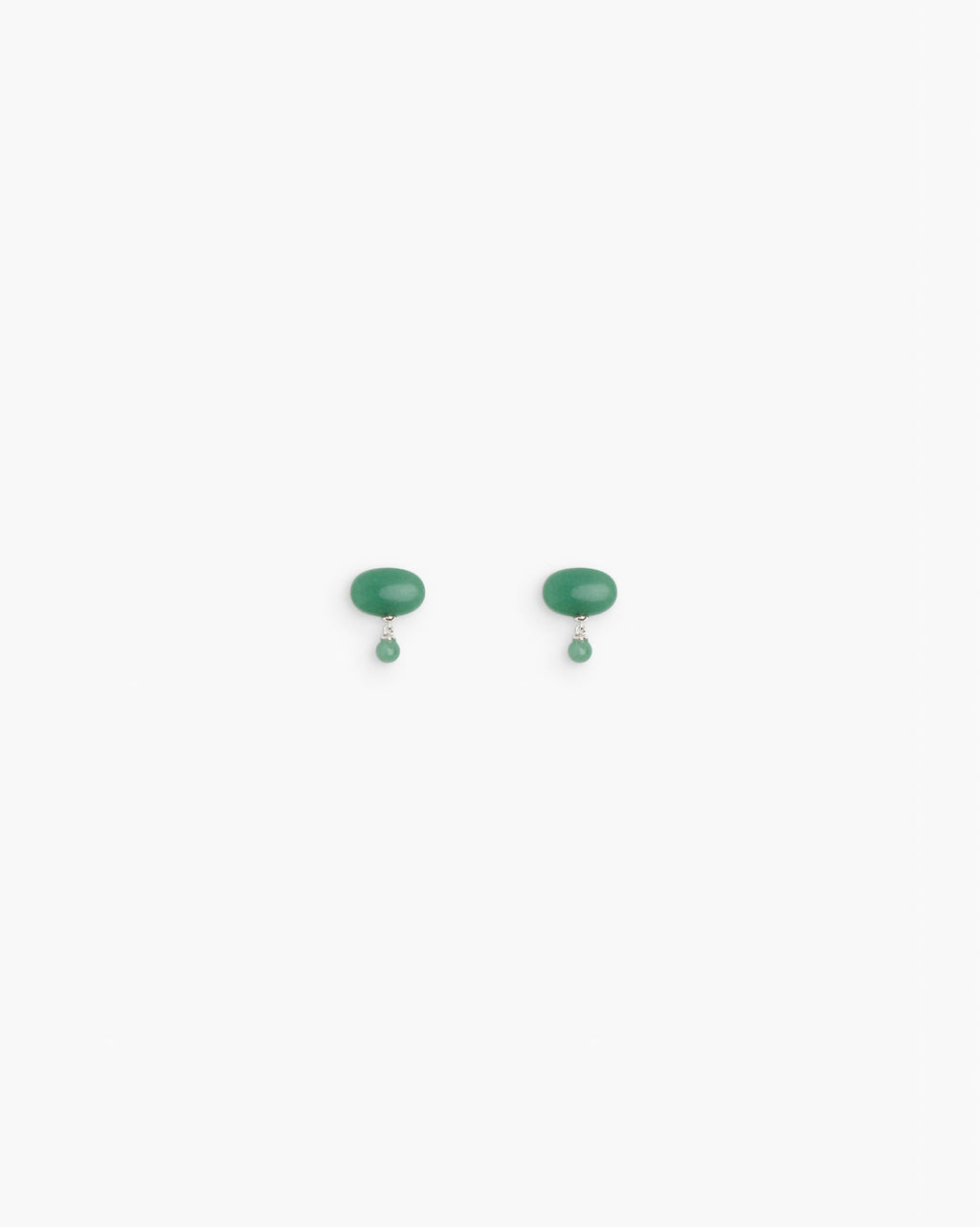 Ragbag - Boucles D'Oreilles Dagny  - Aventurine Verte