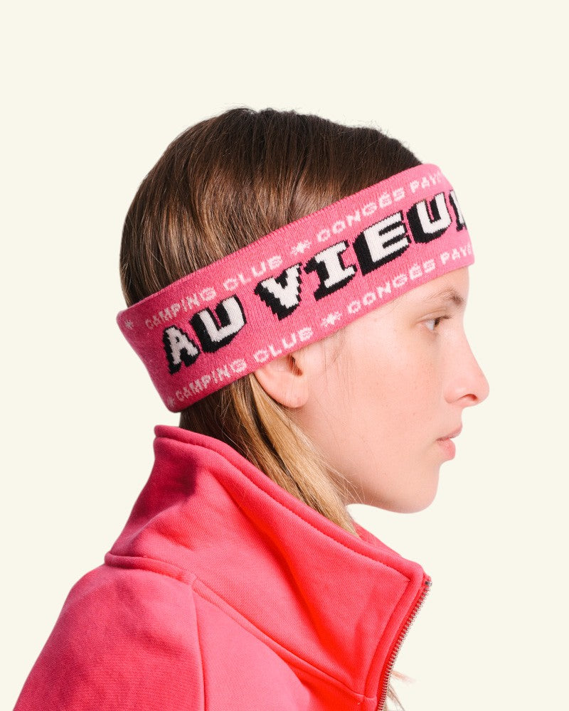 Au Vieux Campeur - Congés Payés - Bandeau AVC - Rose