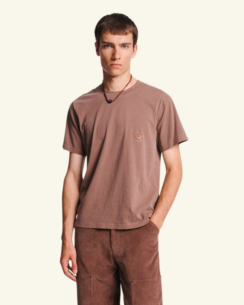 Au Vieux Campeur - Paid Holidays - Mercer T-shirt - Brown