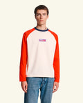 Au Vieux Campeur - Congés Payés - T-shirt Jace - Ecru Rouge & Bleu