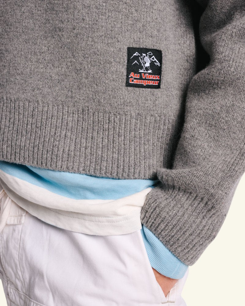 Au Vieux Campeur - Paid Holidays - Archer Sweater - Heather Gray