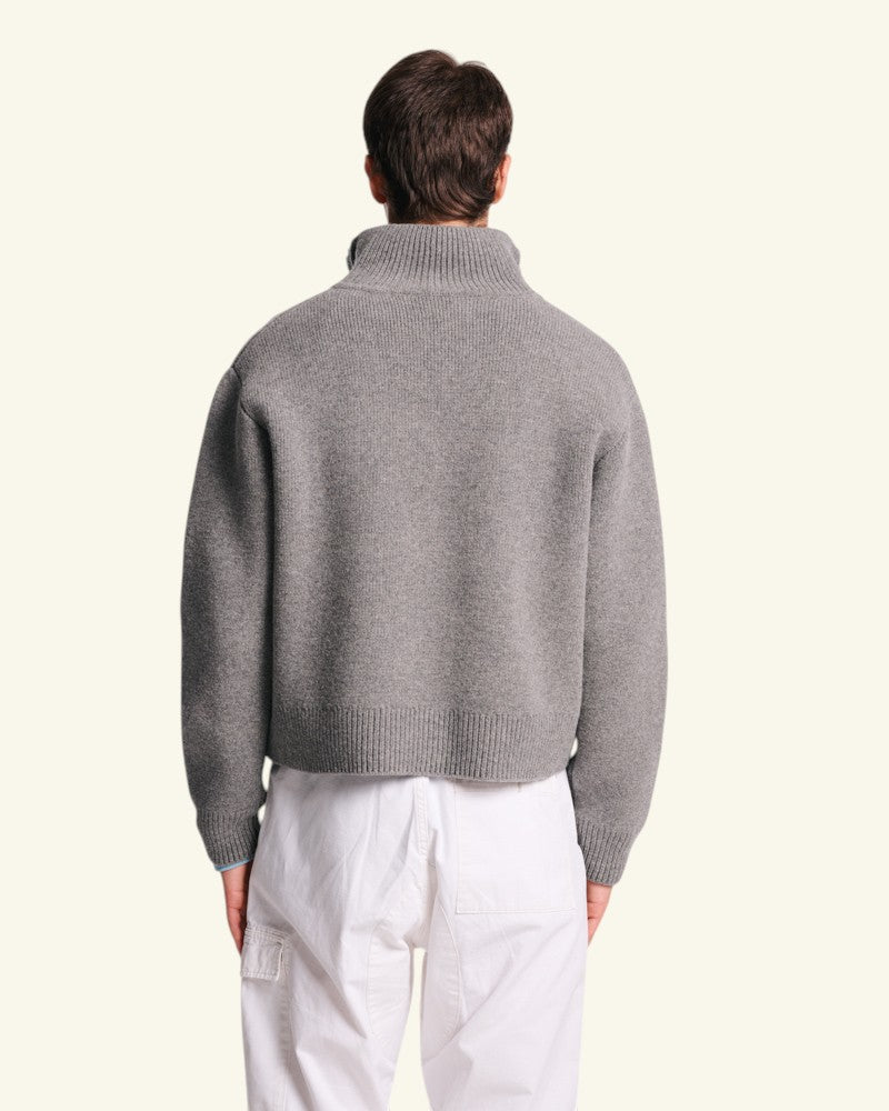 Au Vieux Campeur - Paid Holidays - Archer Sweater - Heather Gray