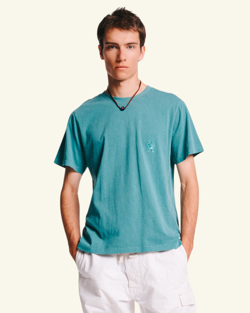 Au Vieux Campeur - Paid Holidays - Mercer T-shirt - Green