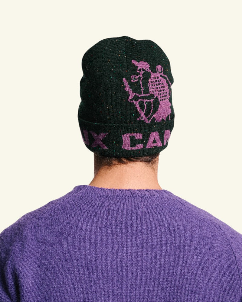 Au Vieux Campeur - Congés Payés - Bonnet Achille - Vert & Mauve