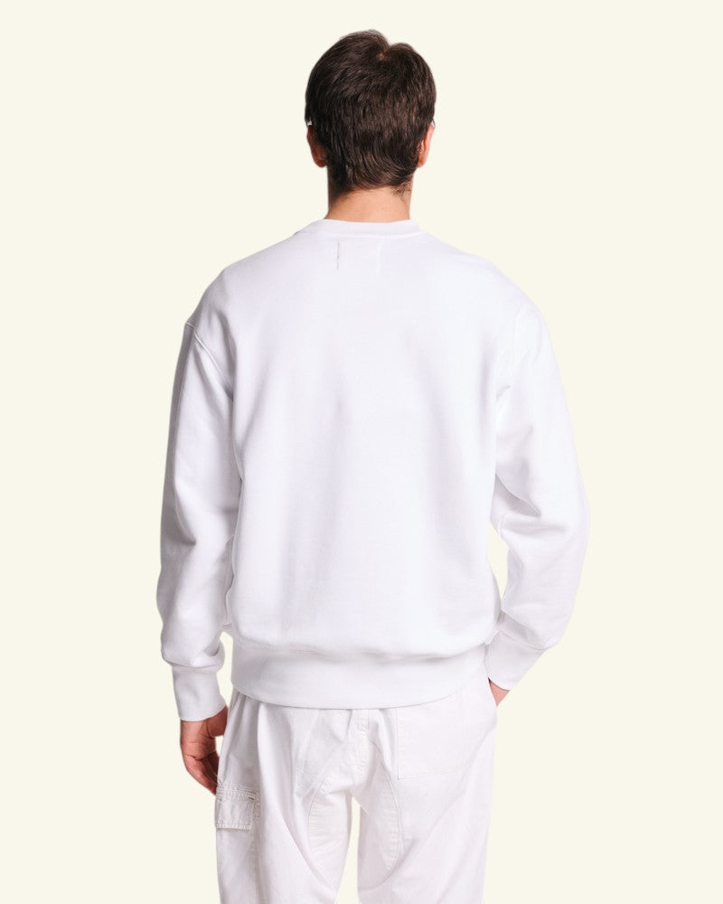 Au Vieux Campeur - Congés Payés - Sweat Infiniment Vieux - Blanc