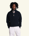 Au Vieux Campeur - Paid Holidays - Archer Sweater - Navy