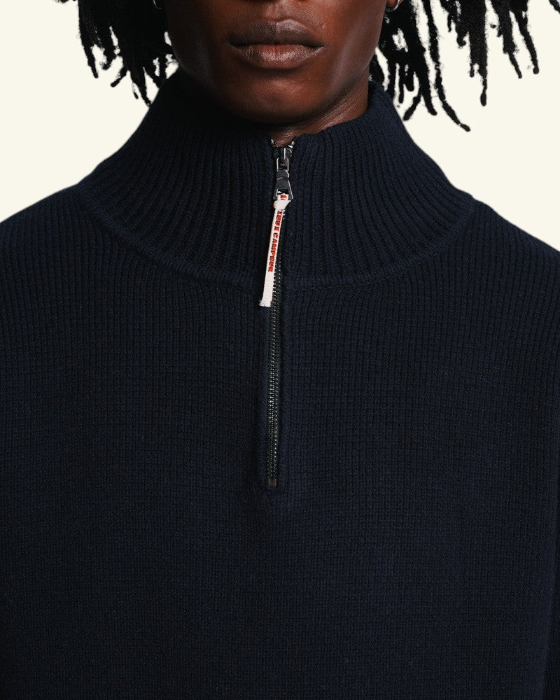Au Vieux Campeur - Paid Holidays - Archer Sweater - Navy
