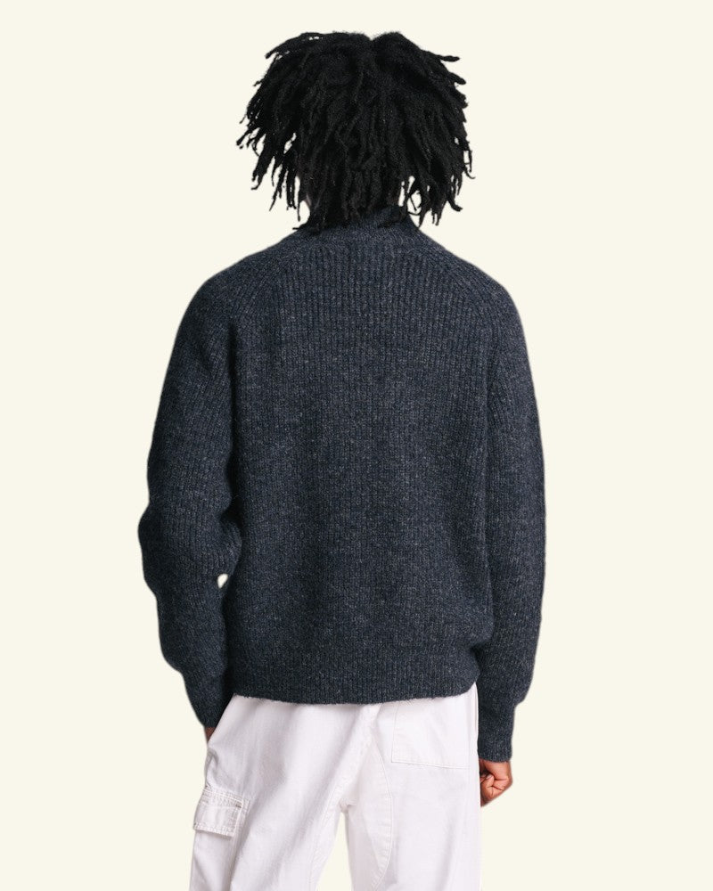 Au Vieux Campeur - Paid Holidays - Samuel Sweater - Bleu