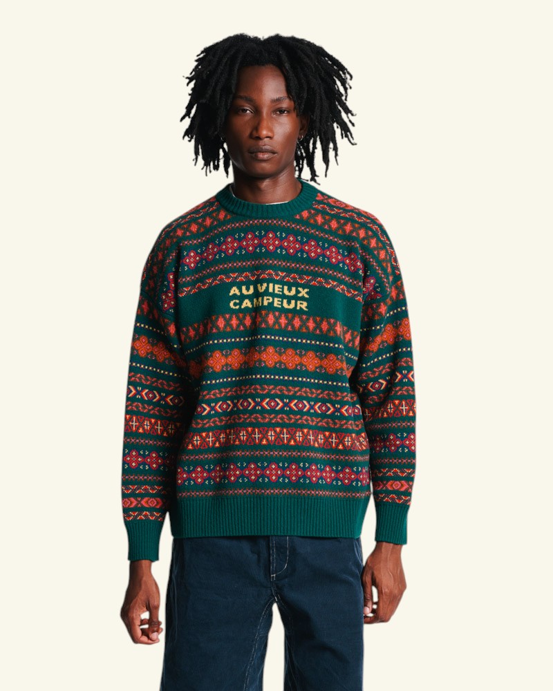 Au Vieux Campeur - Congés Payés - Pull Elias - Vert