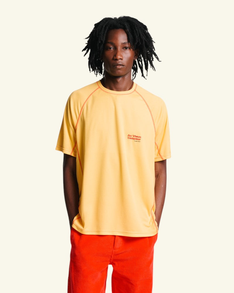 Au Vieux Campeur - Congés Payés - T-shirt Otis Manches Courtes - Jaune