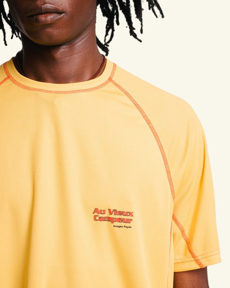 Au Vieux Campeur - Congés Payés - T-shirt Otis Manches Courtes - Jaune