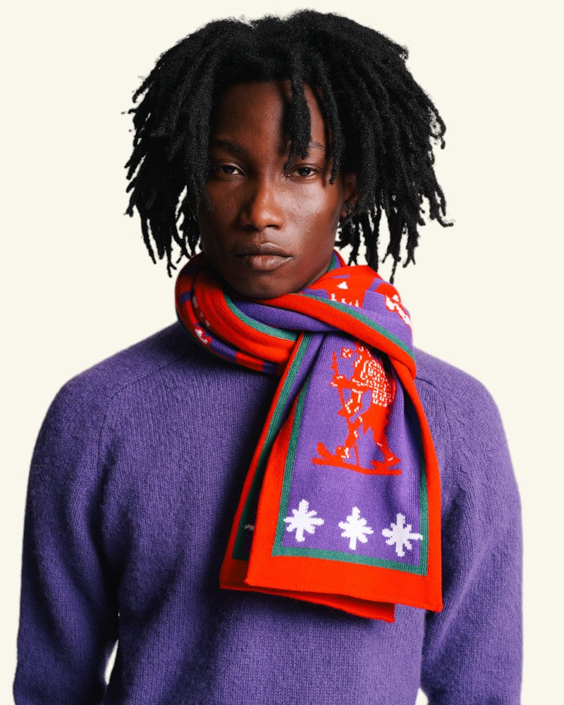 Au Vieux Campeur - Paid Holidays - Adrien Scarf - Violet