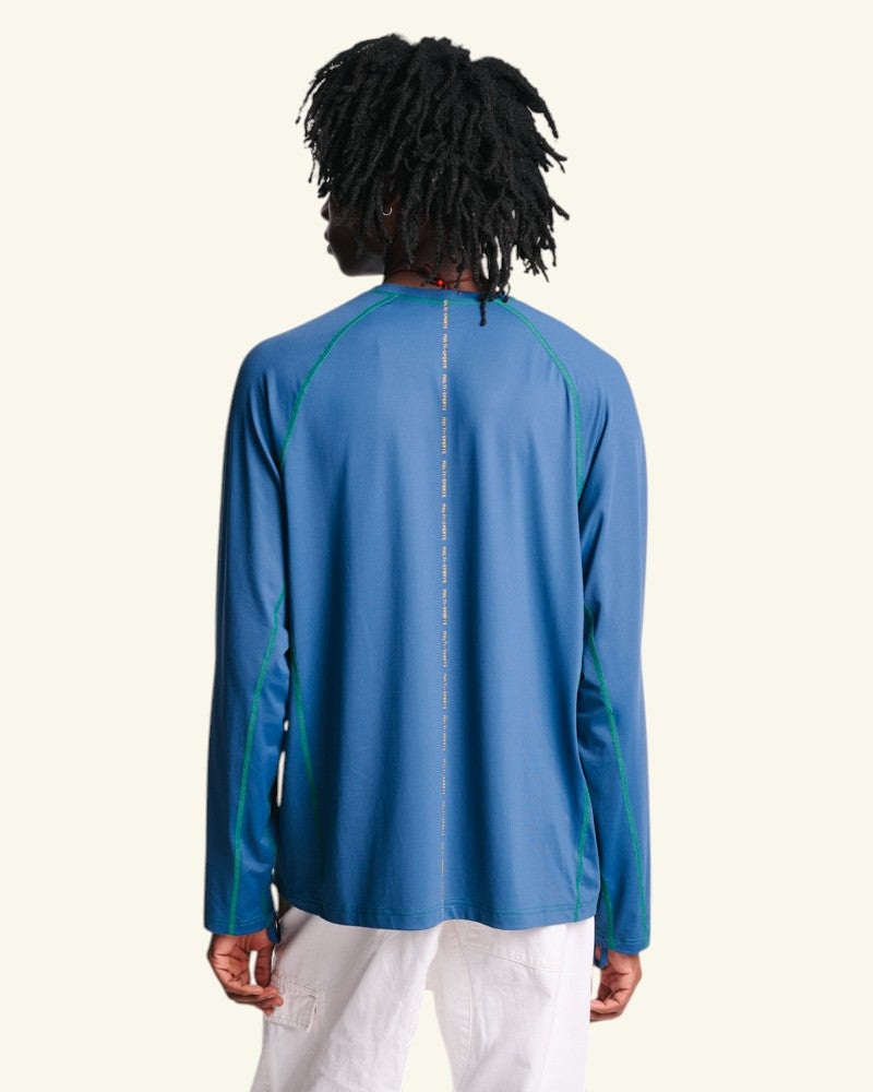 Au Vieux Campeur - Paid Holidays - Otis Long Sleeve T-shirt - Navy