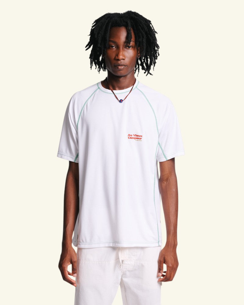 Au Vieux Campeur - Congés Payés - T-shirt Otis Manches Courtes - Blanc